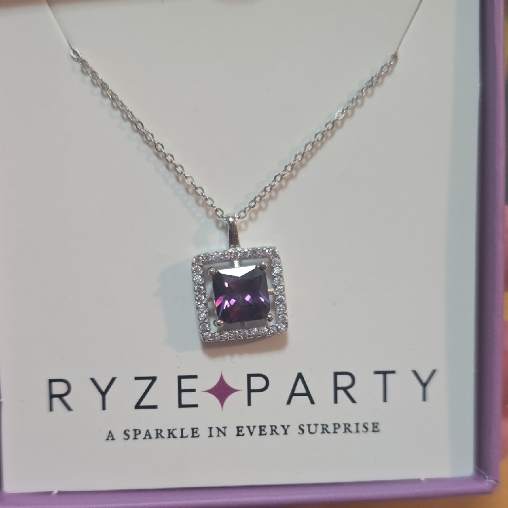New With Box Ryze Sterling Silver Necklace.